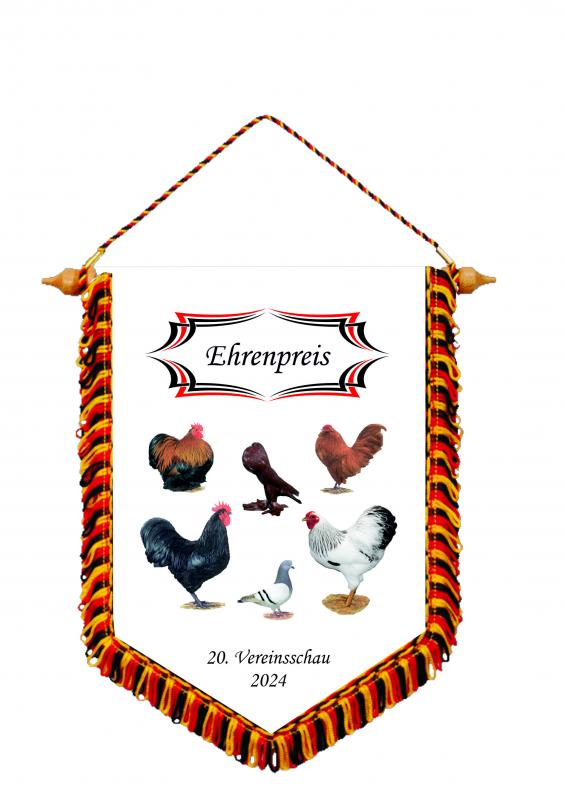 Banner mit Hühnern und Tauben - BG 200
